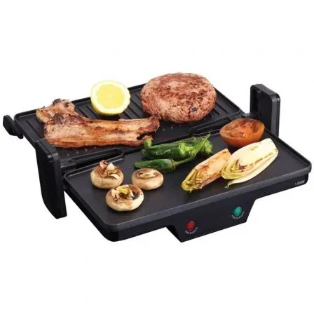 Jata Grill de Asar Doble GR266 1000W 3 en 1 con Placas Mixtas
